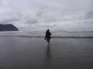 The Beach and Ocean In Seaside, Oregon